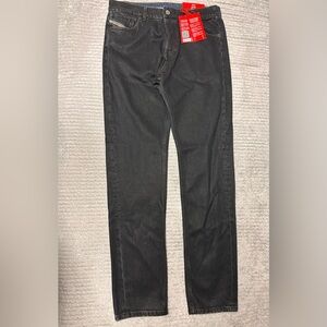 DIESEL 1995 D-Sark OHJAU Jeans Black Wash Men’s Slim Fit New With Tags A0335 B4